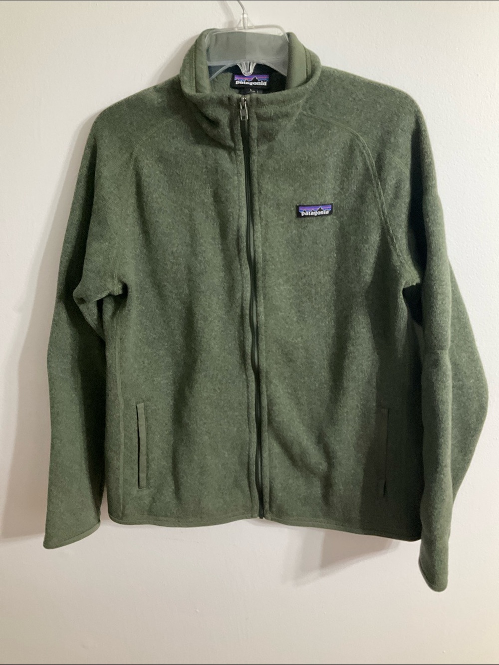Patagonia River Rock Green Better Sweater Fleece Jacket SZ L